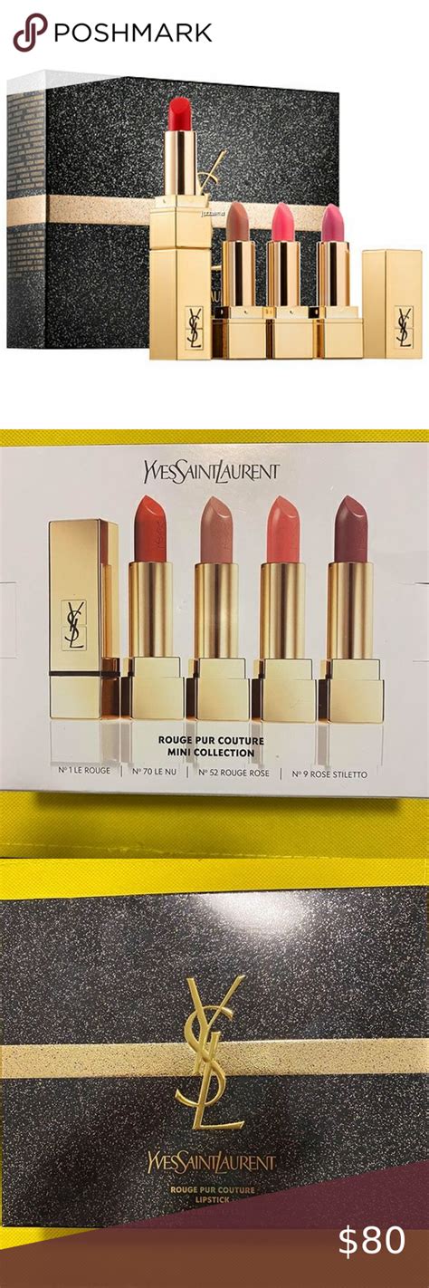 ysl lipstick set heart|ysl love edition lipstick.